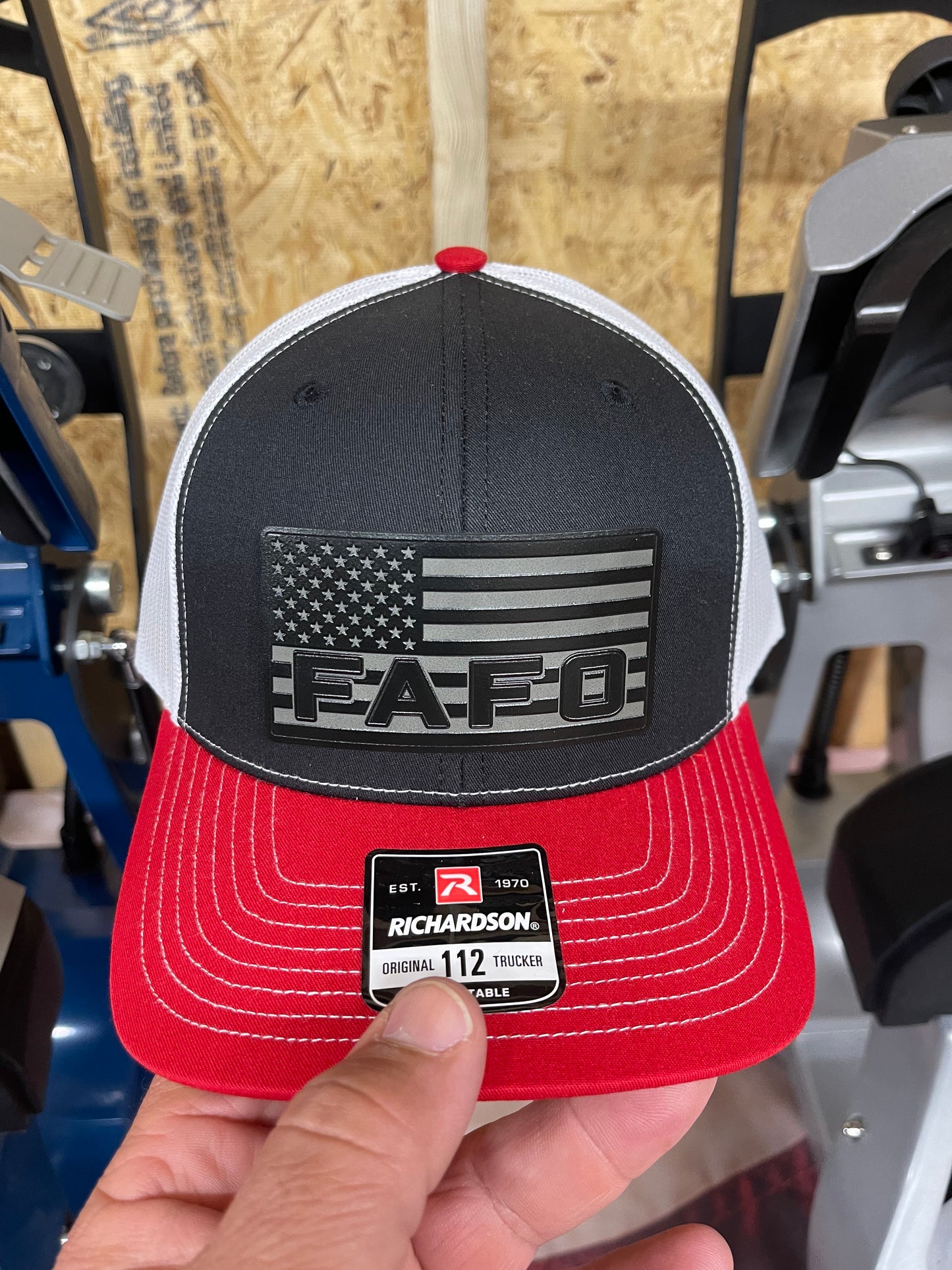 FAFO Patch Blacked Out Hat – Tactical Edition