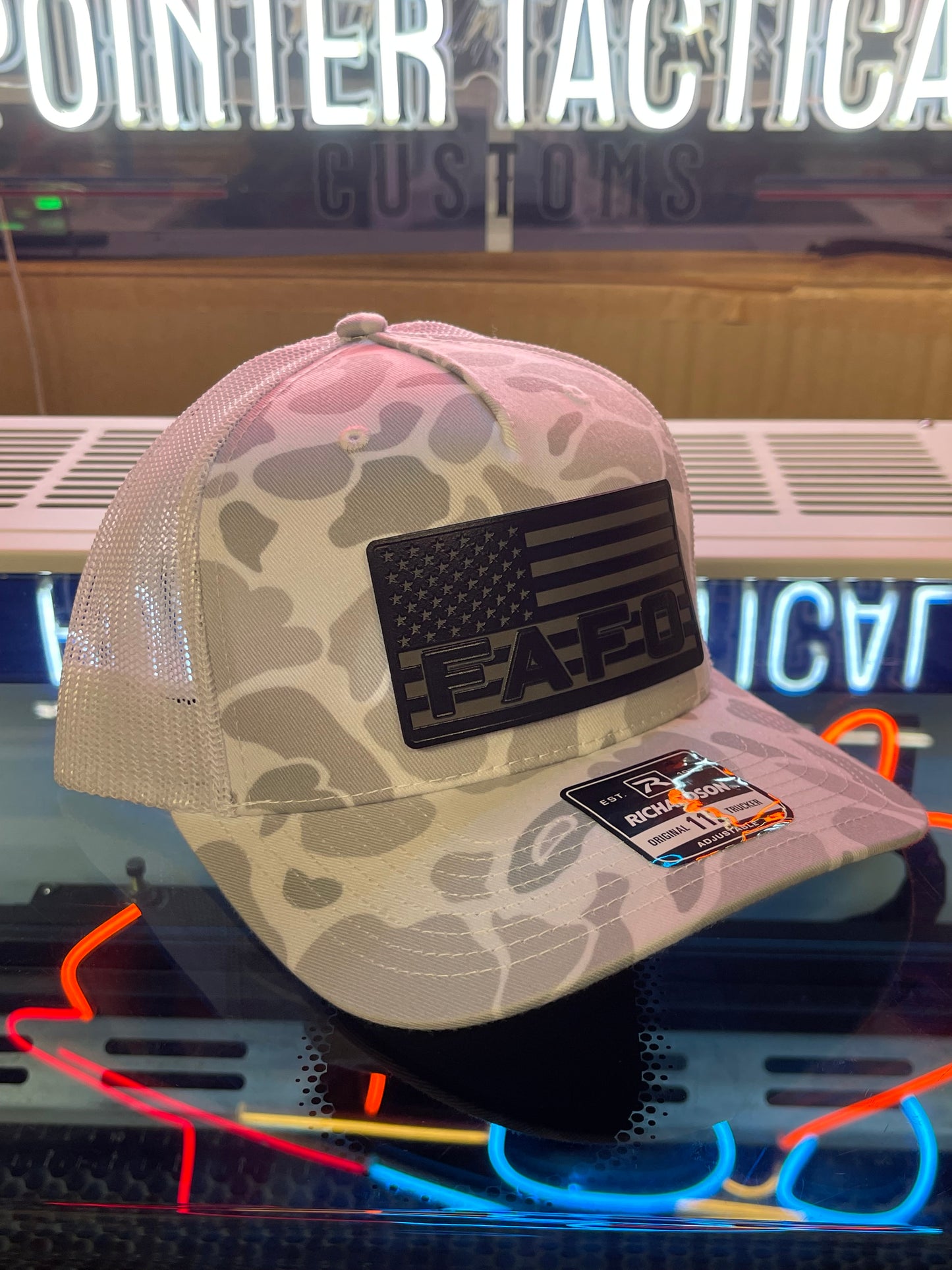 FAFO Patch Blacked Out Hat – Tactical Edition