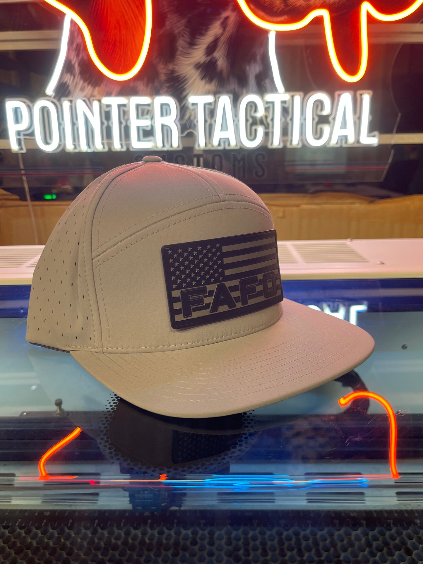 FAFO Patch Blacked Out Hat – Tactical Edition