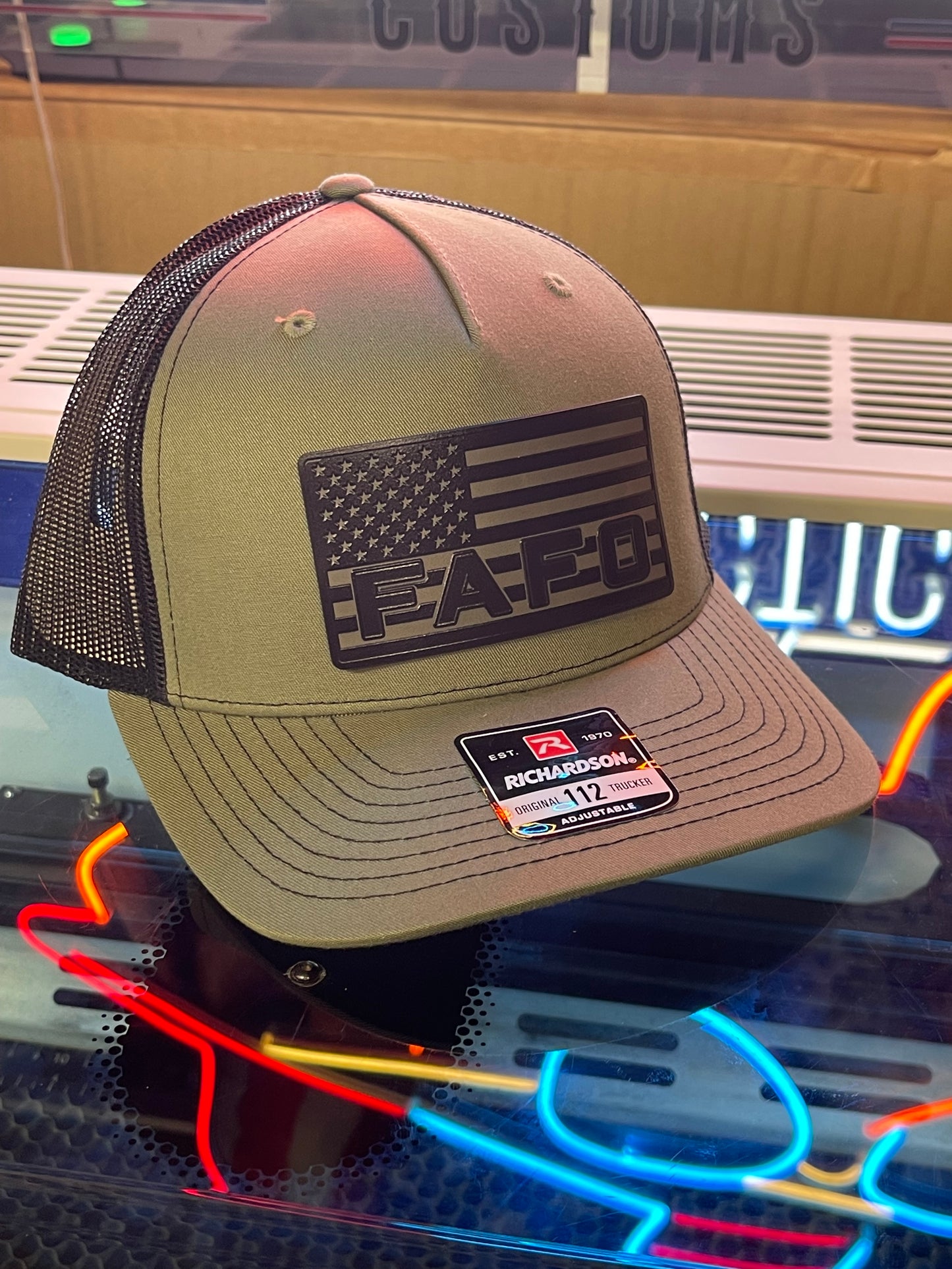 FAFO Patch Blacked Out Hat – Tactical Edition