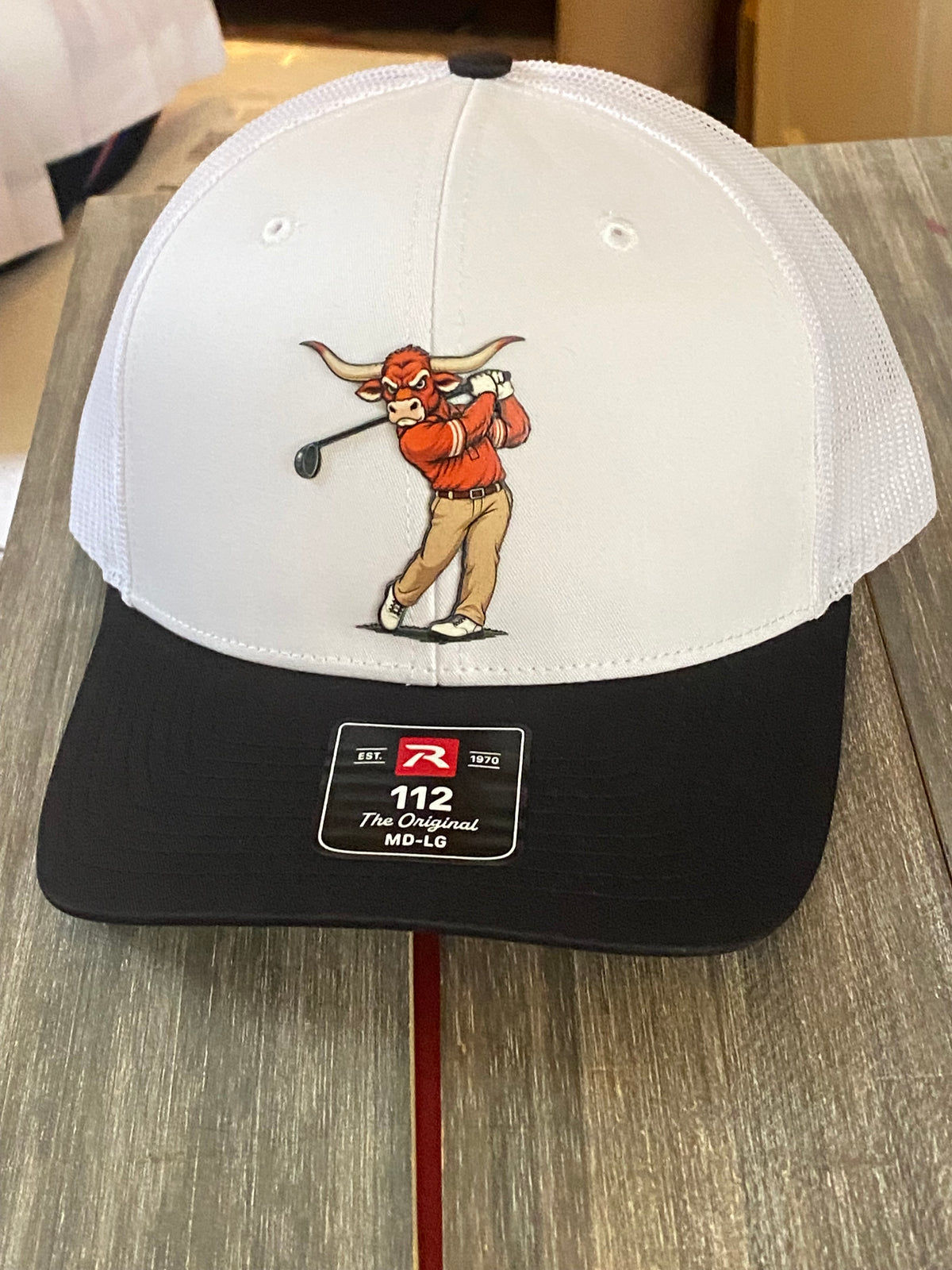 Longhorn Golfer on a Richardson 112 Snapback