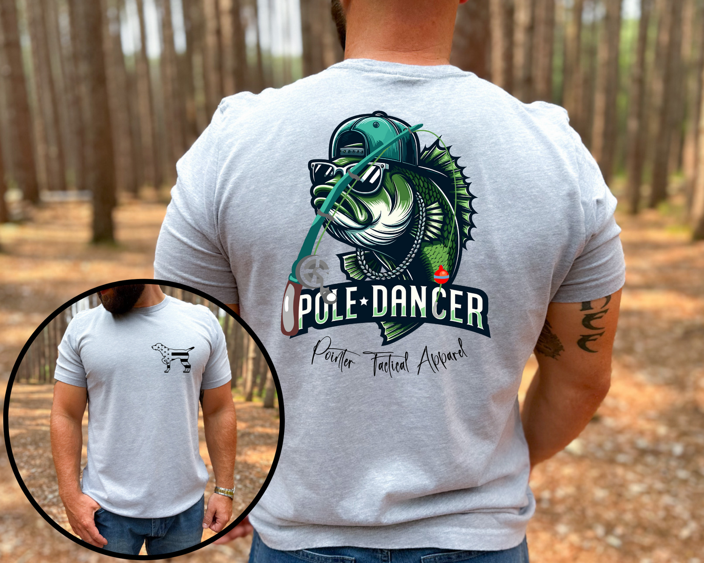 Pole Dancer Fishing Shirt