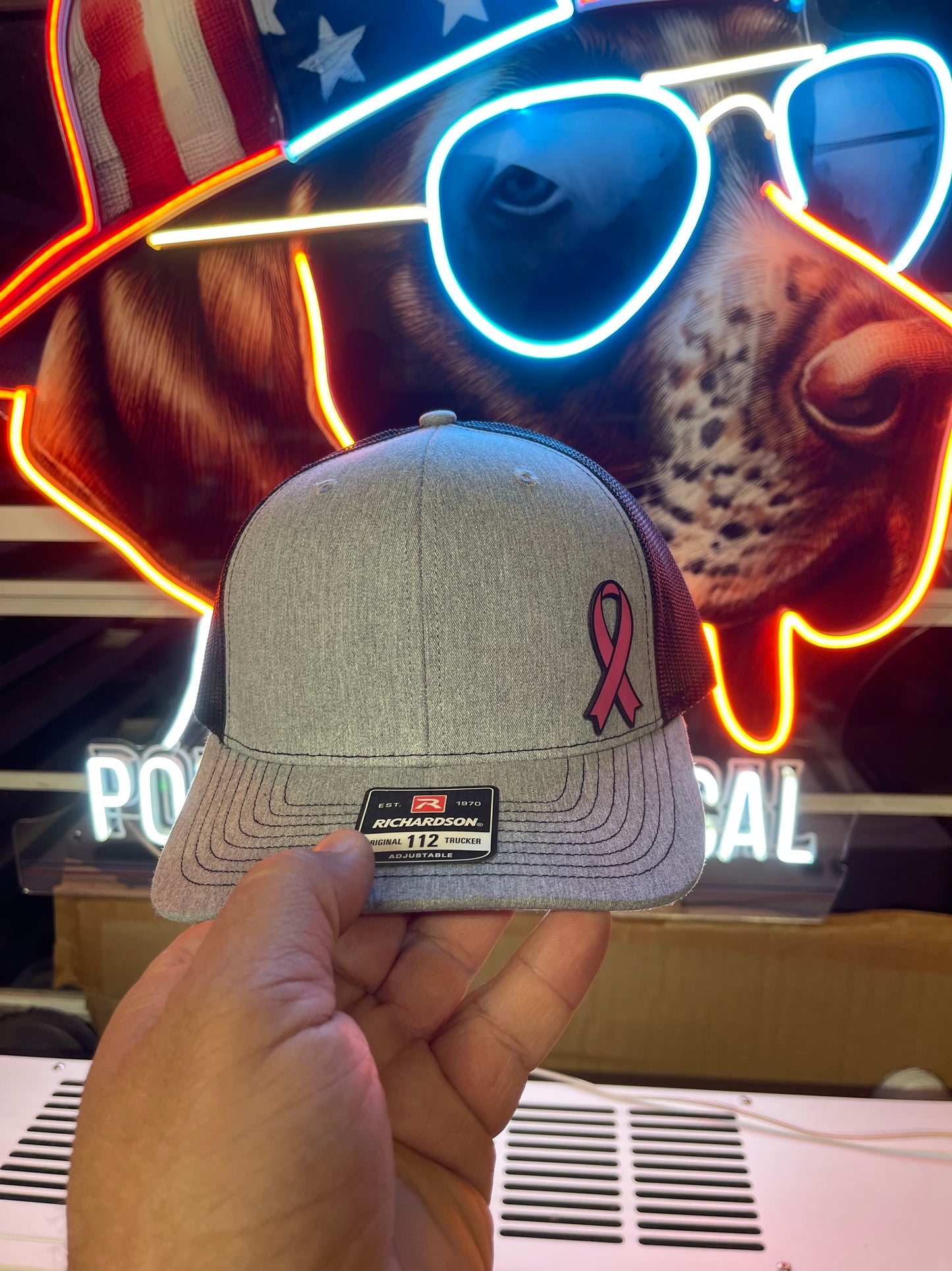 Breast Cancer Awareness Hat – Pink Ribbon Trucker Hat | Pointer Tactical Customs