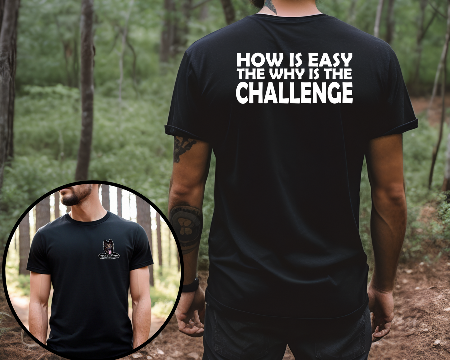 How is Easy The Why Is The Challenge Shirt