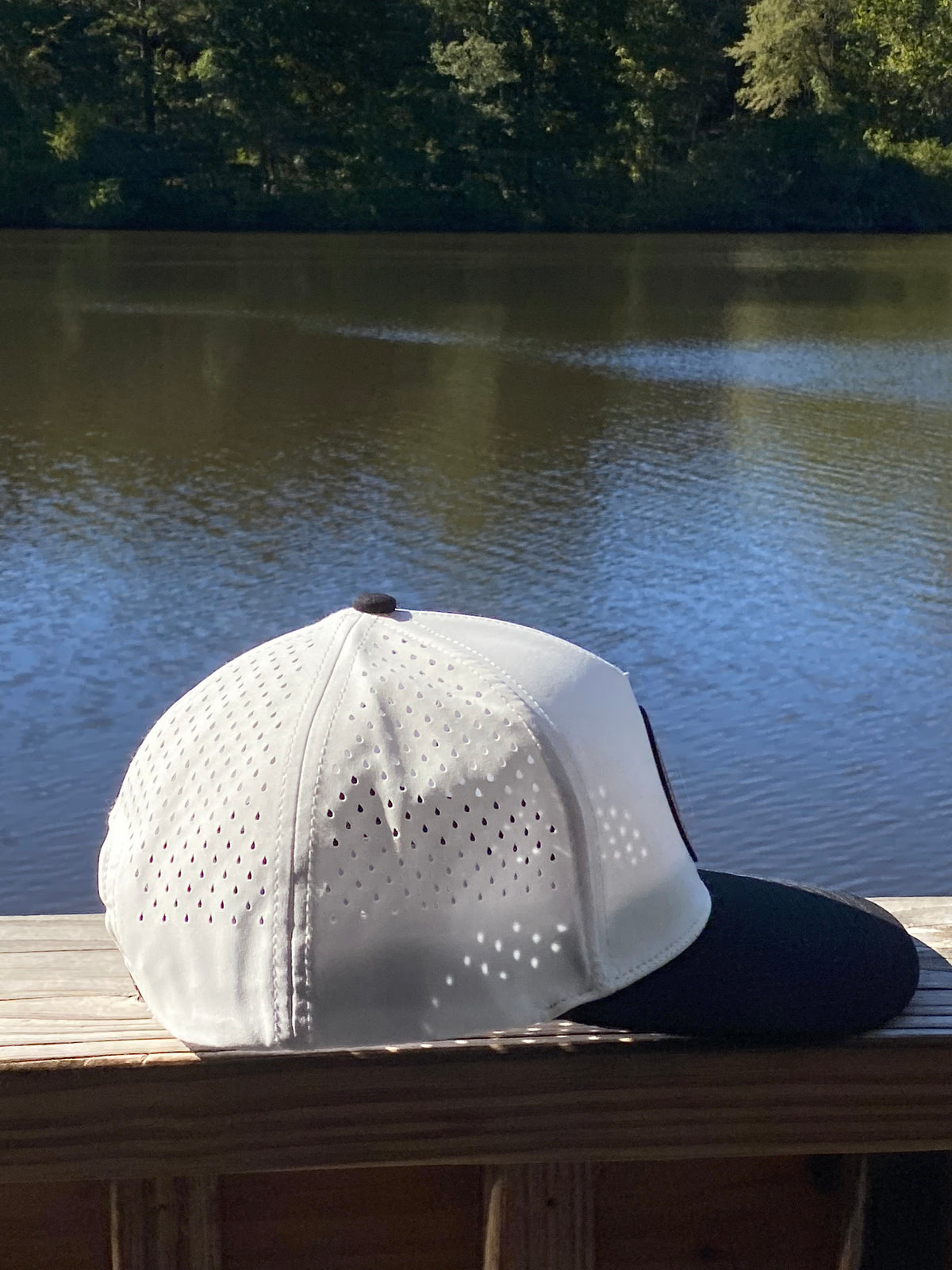 Tomorrow Needs You Hat on a White & Black with a Sunset Patch Cap