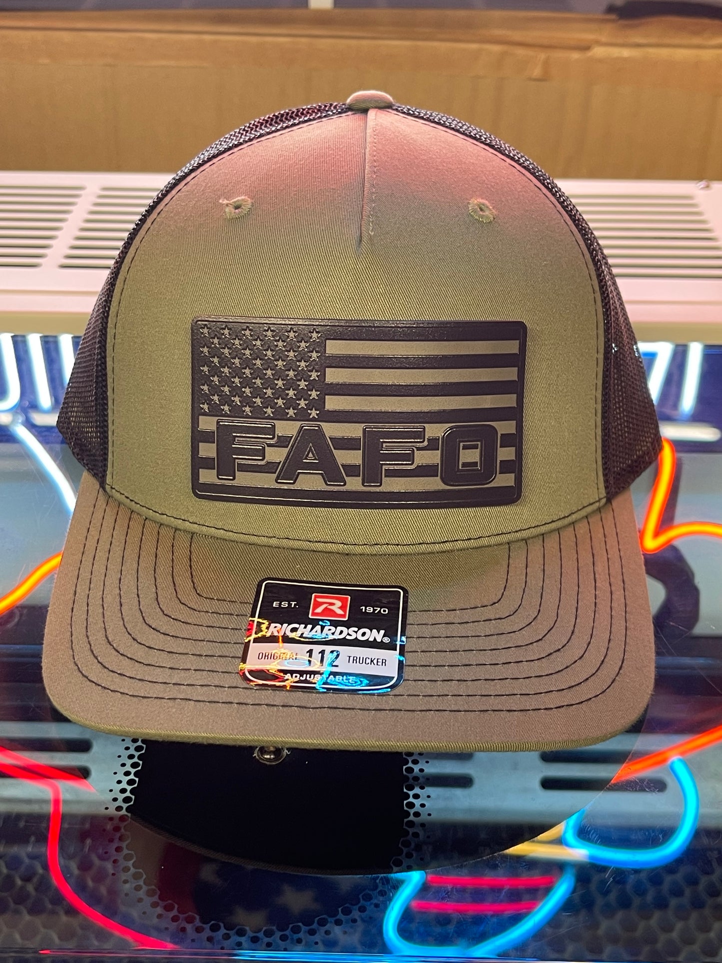 FAFO Patch Blacked Out Hat – Tactical Edition
