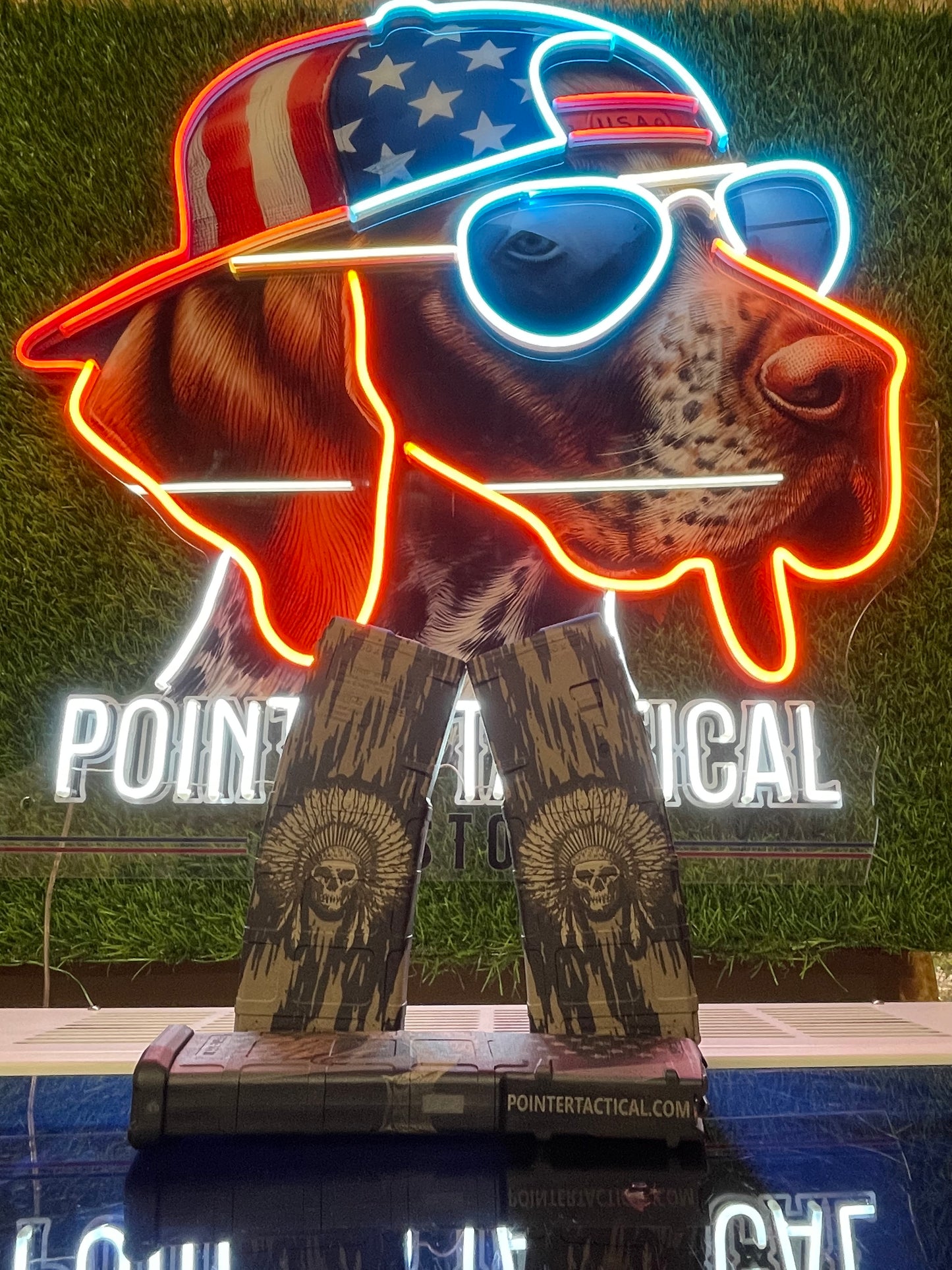 Custom Laser-Engraved “Skull Chief” AR Mag – Warrior Spirit Edition | Pointer Tactical Customs