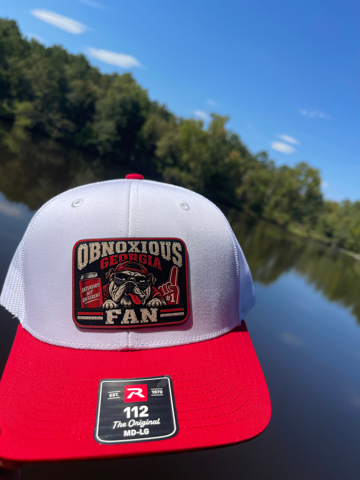 Obnoxious Georgia Fan Bulldog Richardson 112 Snapback Hat