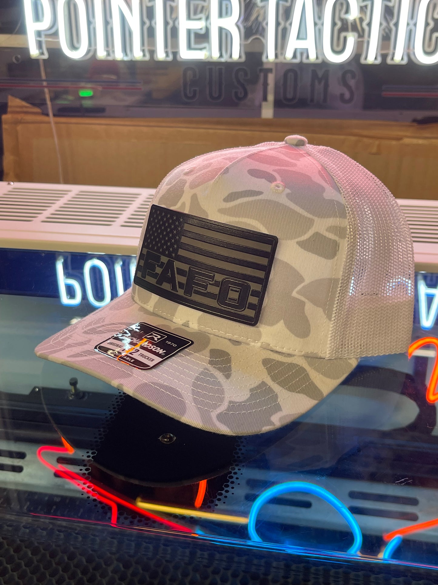 FAFO Patch Blacked Out Hat – Tactical Edition