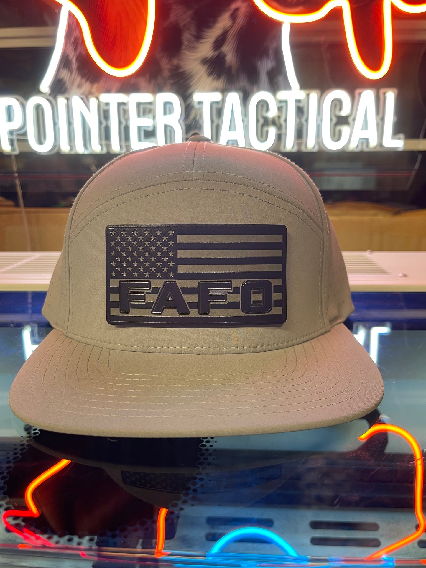 FAFO Patch Blacked Out Hat – Tactical Edition
