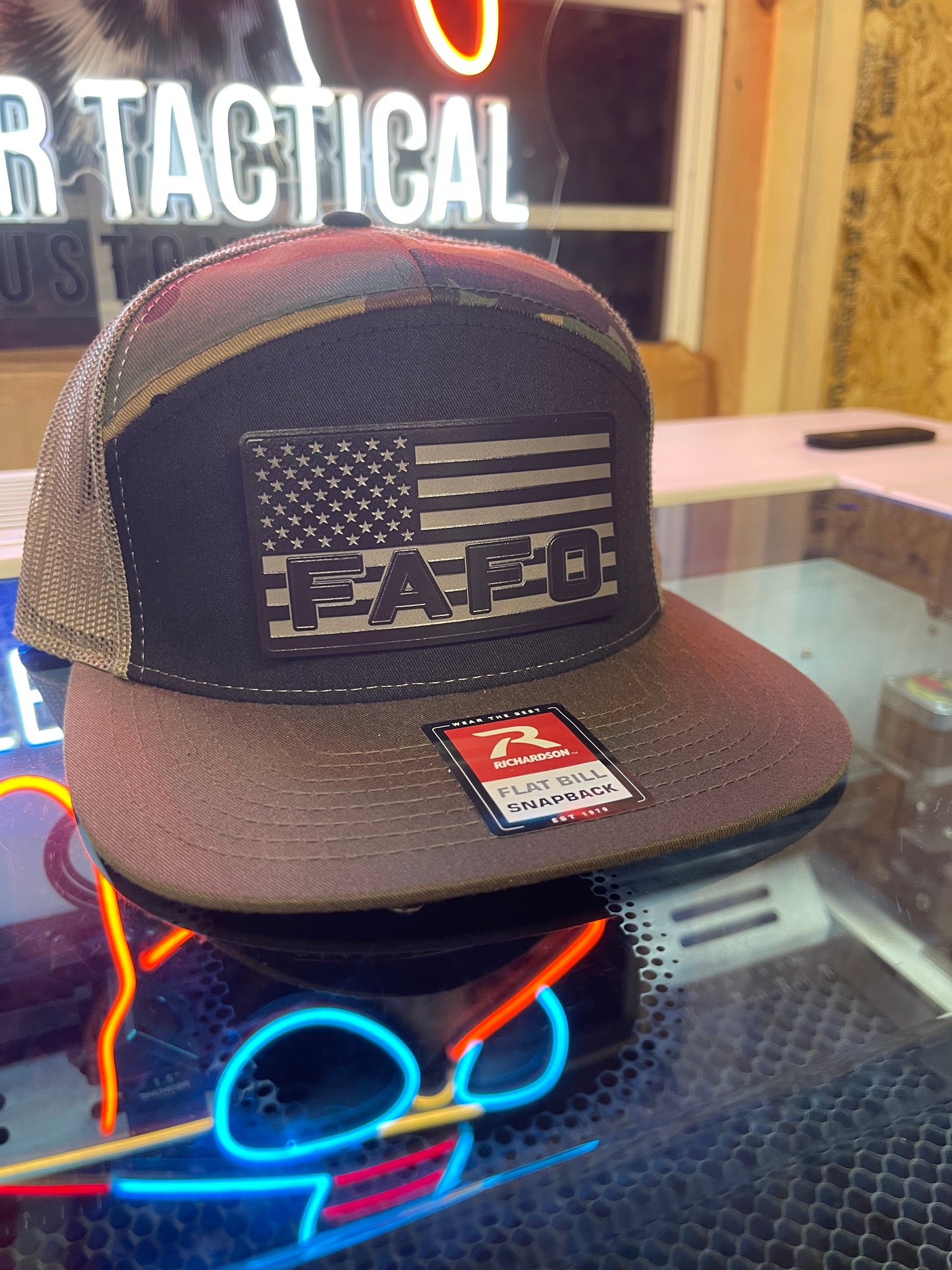FAFO Patch Blacked Out Hat – Tactical Edition