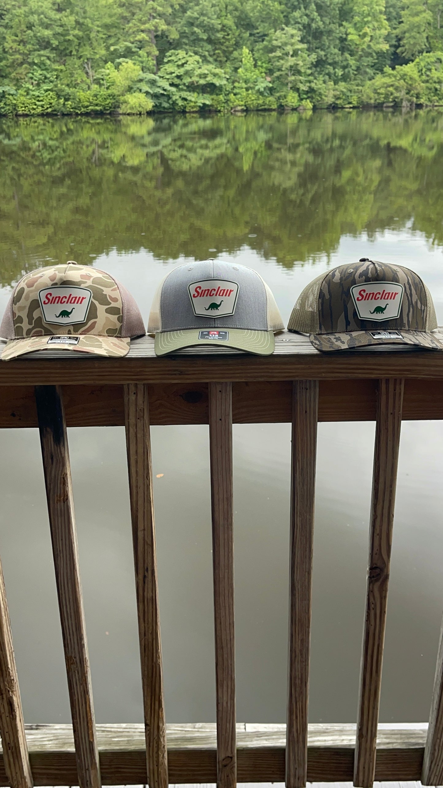 Sinclair Bottomland Camo Trucker Hat
