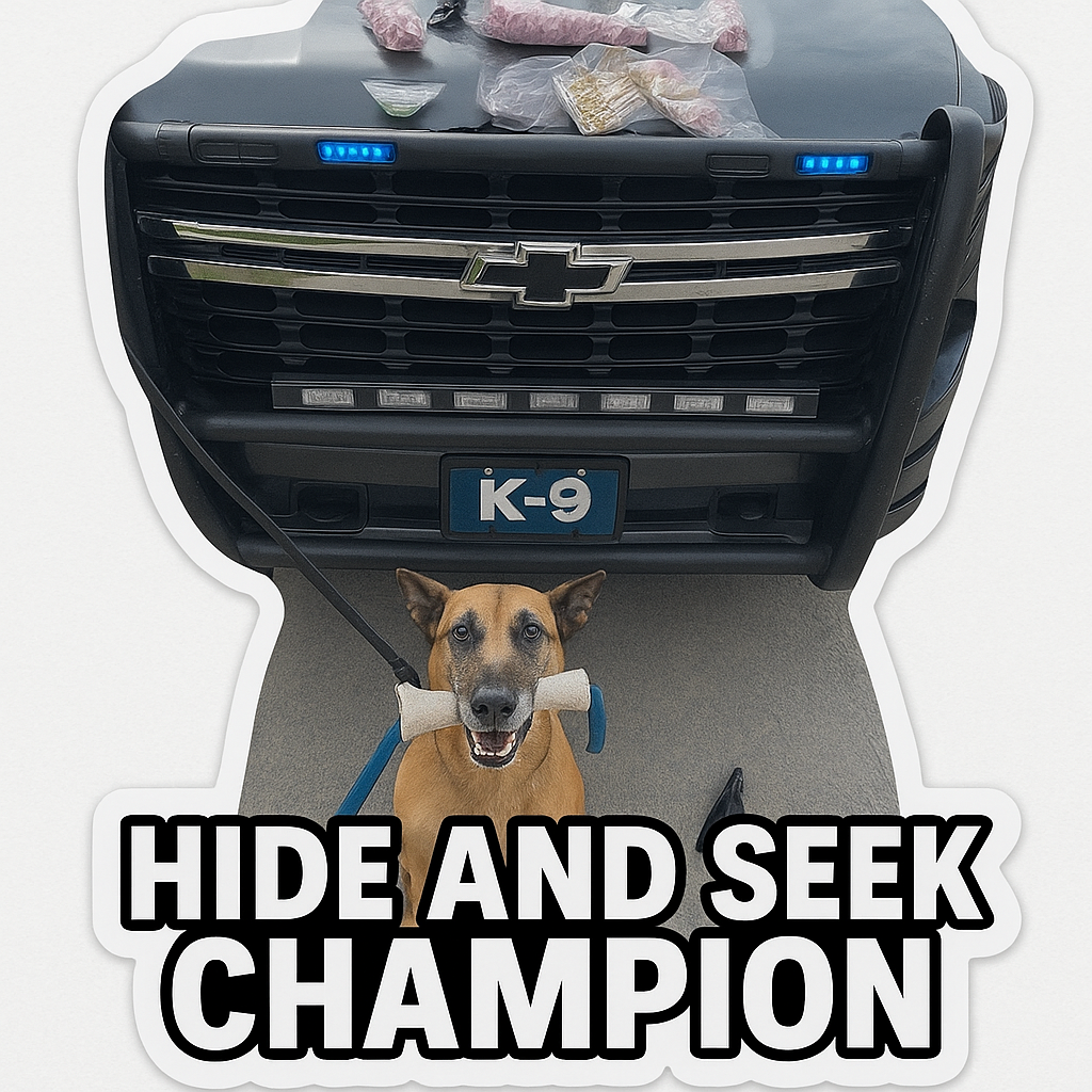 Hide and Seek Champion – Belgian Edition Vinyl Sticker