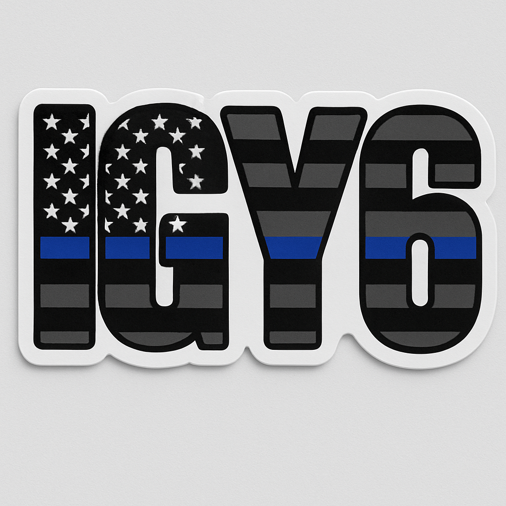 IGY6 – Vinyl Sticker (I Got Your Six)