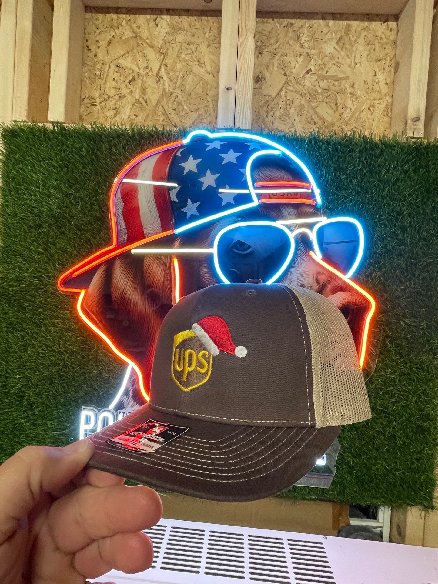 UPS Christmas Edition Embroidery Hat – Holiday Delivery Trucker Cap | Pointer Tactical Customs