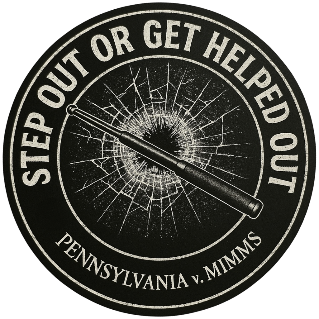 Step Out or Get Helped Out – Law Enforcement Sticker