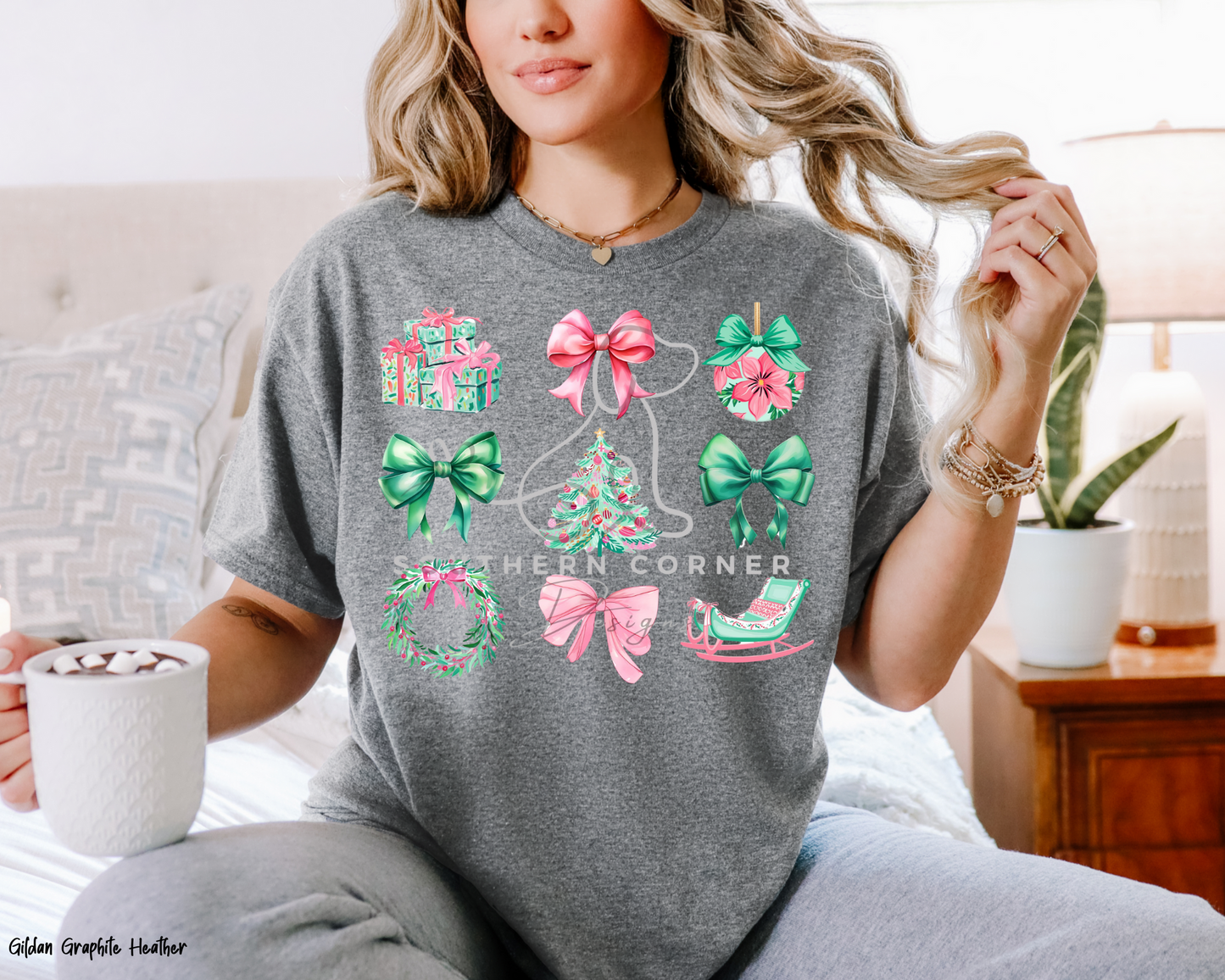 Christmas Coquette Pink - Shirt/Sweatshirt
