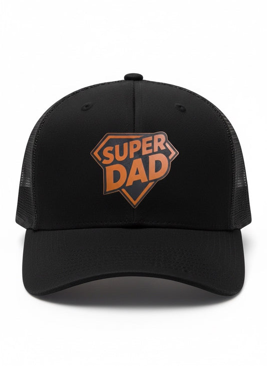 Super Dad Leather Patch Hat