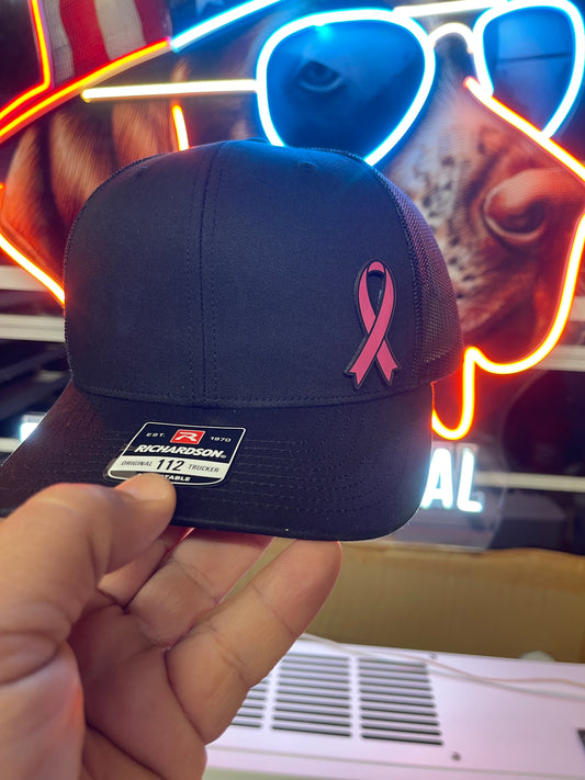 Breast Cancer Awareness Hat – Pink Ribbon Trucker Hat | Pointer Tactical Customs