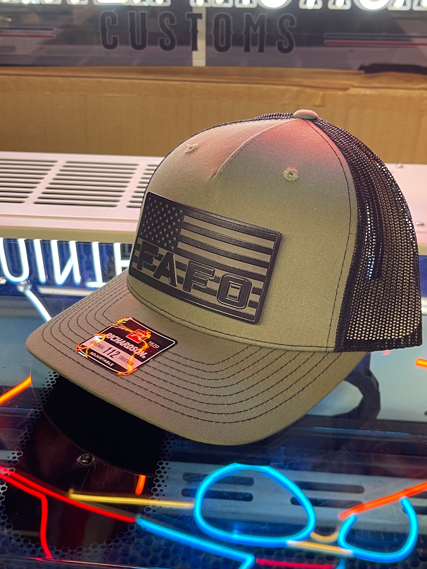 FAFO Patch Blacked Out Hat – Tactical Edition