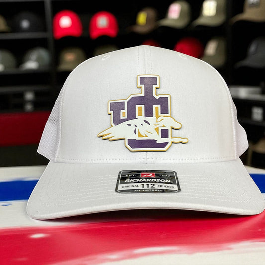 Jones County Hat White 112 Snap Backs