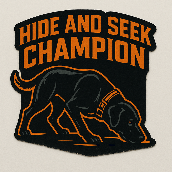 Hide and Seek Champion – Lab Edition Vinyl Sticker – POINTER TACTICAL