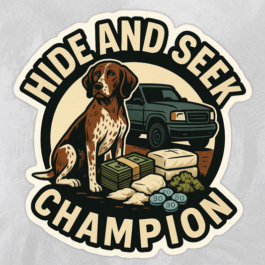 Hide and Seek Champion – GSP Edition Vinyl Sticker