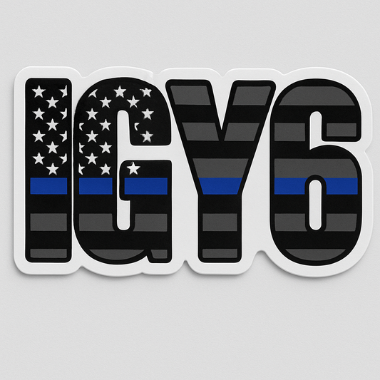 IGY6 – Vinyl Sticker (I Got Your Six)
