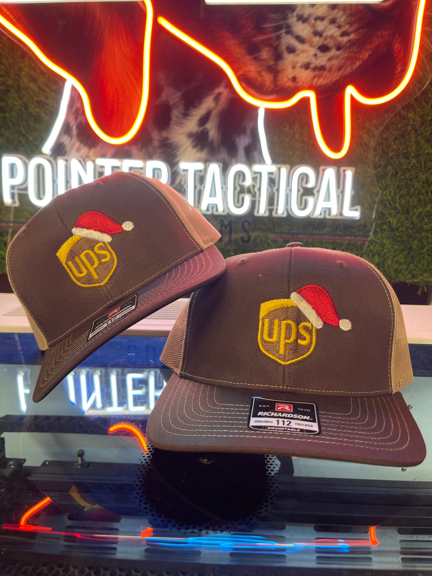 UPS Christmas Edition Embroidery Hat – Holiday Delivery Trucker Cap | Pointer Tactical Customs