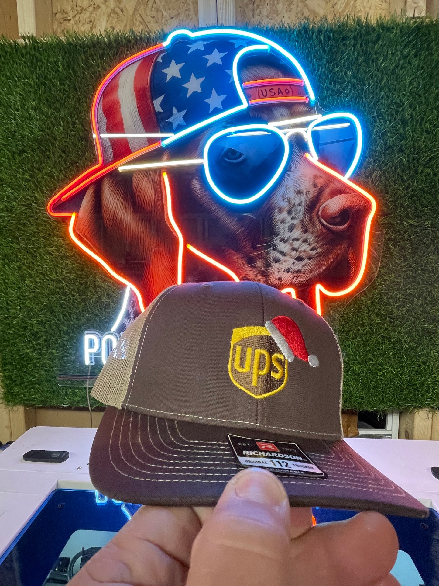 UPS Christmas Edition Embroidery Hat – Holiday Delivery Trucker Cap | Pointer Tactical Customs