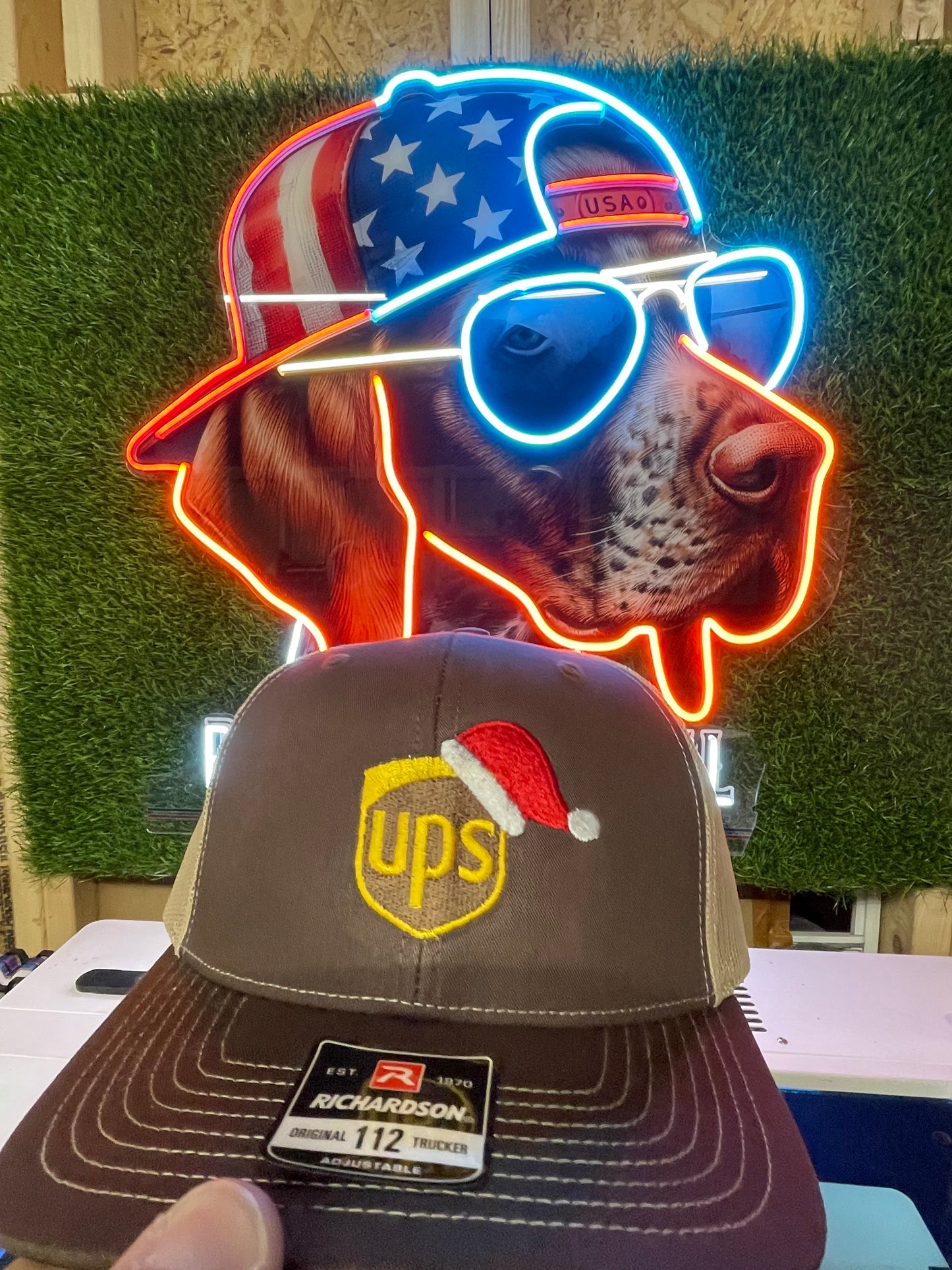UPS Christmas Edition Embroidery Hat – Holiday Delivery Trucker Cap | Pointer Tactical Customs